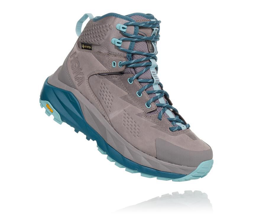 Hoka One One Yürüyüş Botları Kadın Gri - Kaha Gore-Tex - GV3567209